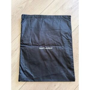 Saint Laurent Black Drawstring Dust Bag Designer Handbag Shoe Protective Cover